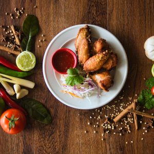 Deep-Fried Chicken Wings